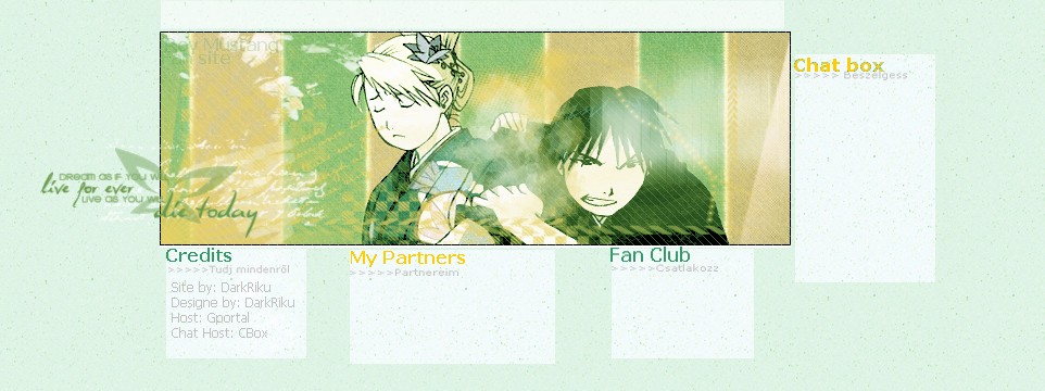 Roy Mustang Fan Site ^^